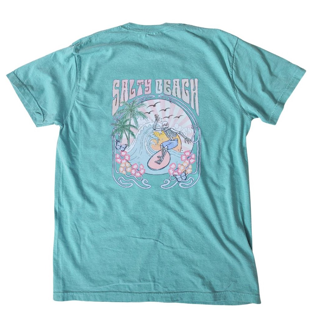 Seafoam Salty Beach Surf T-Shirt